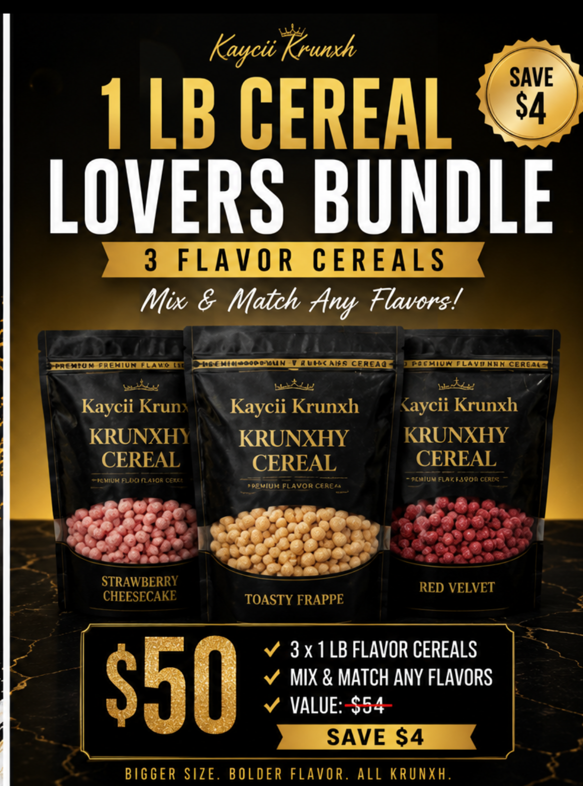 $50 CEREAL BUNDLE