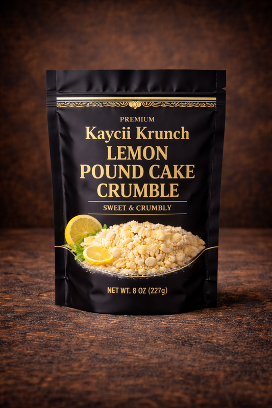 Lemon Pound Cake Crumbles